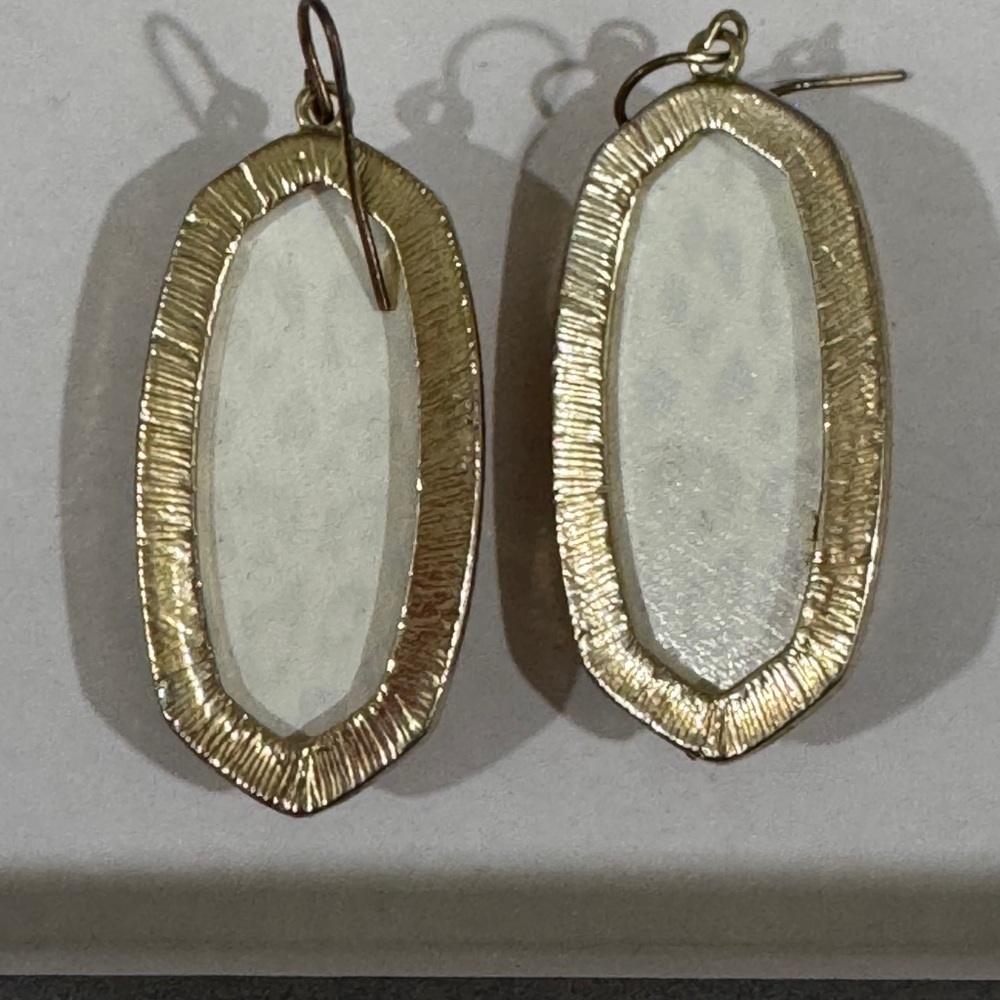 Leopard Print Statement Dangle Earrings – Inspired Style - Picture 2 of 2